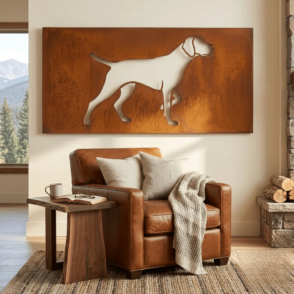 The GSP - Metal Wall Art - Oxide - Image 3