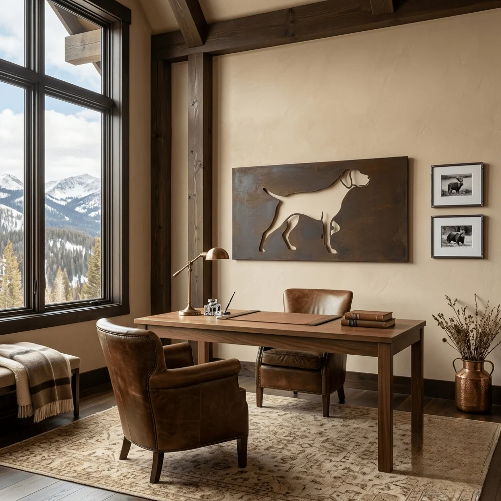 The GSP - Metal Wall Art - Umber