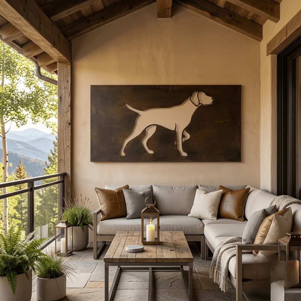 The GSP - Metal Wall Art - Umber - Image 2