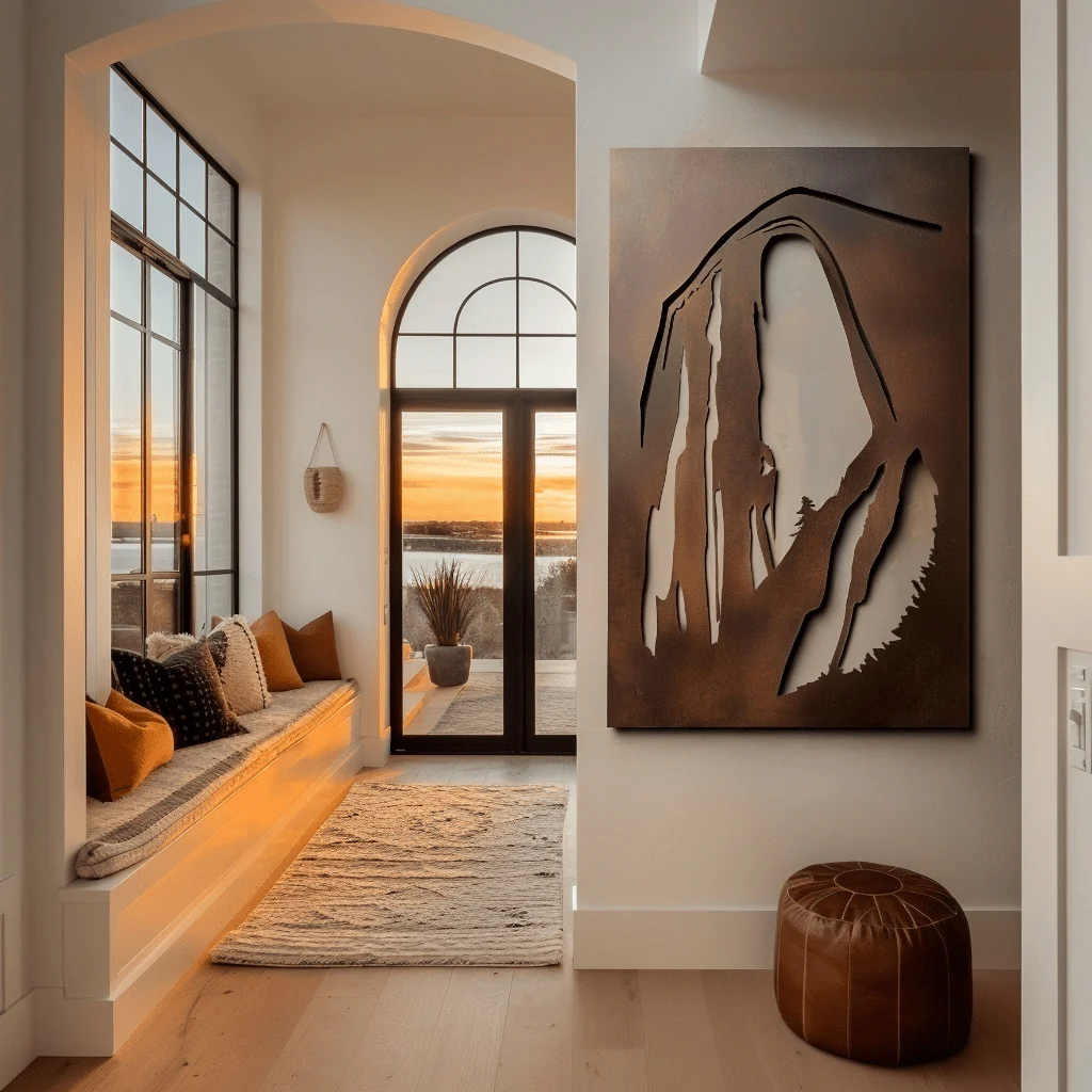 The Half Dome - Metal Wall Art - Oxide