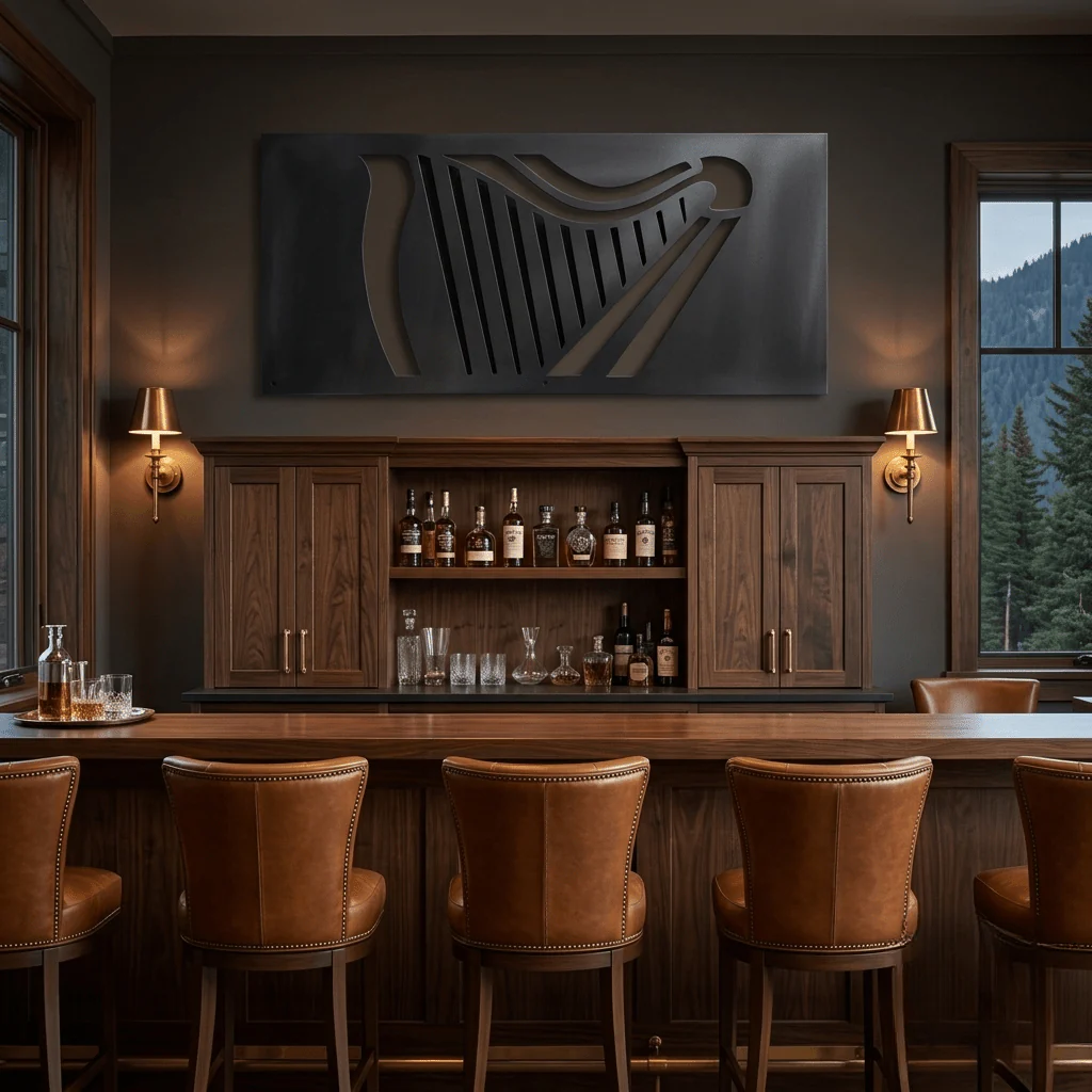 The Harp - Metal Wall Art - Forge - Image 2