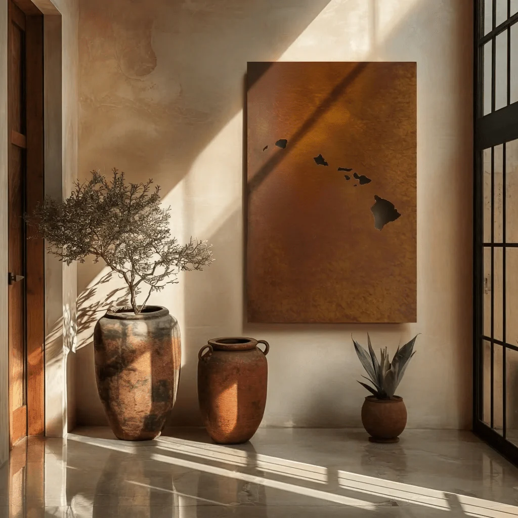 The Hawaii - Metal Wall Art - Oxide