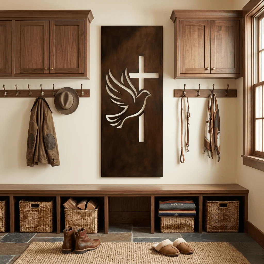 The Herald - Metal Wall Art - Umber - Image 3