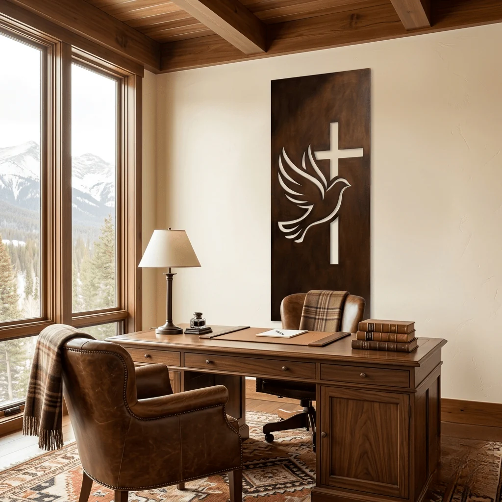 The Herald - Metal Wall Art - Umber - Image 4