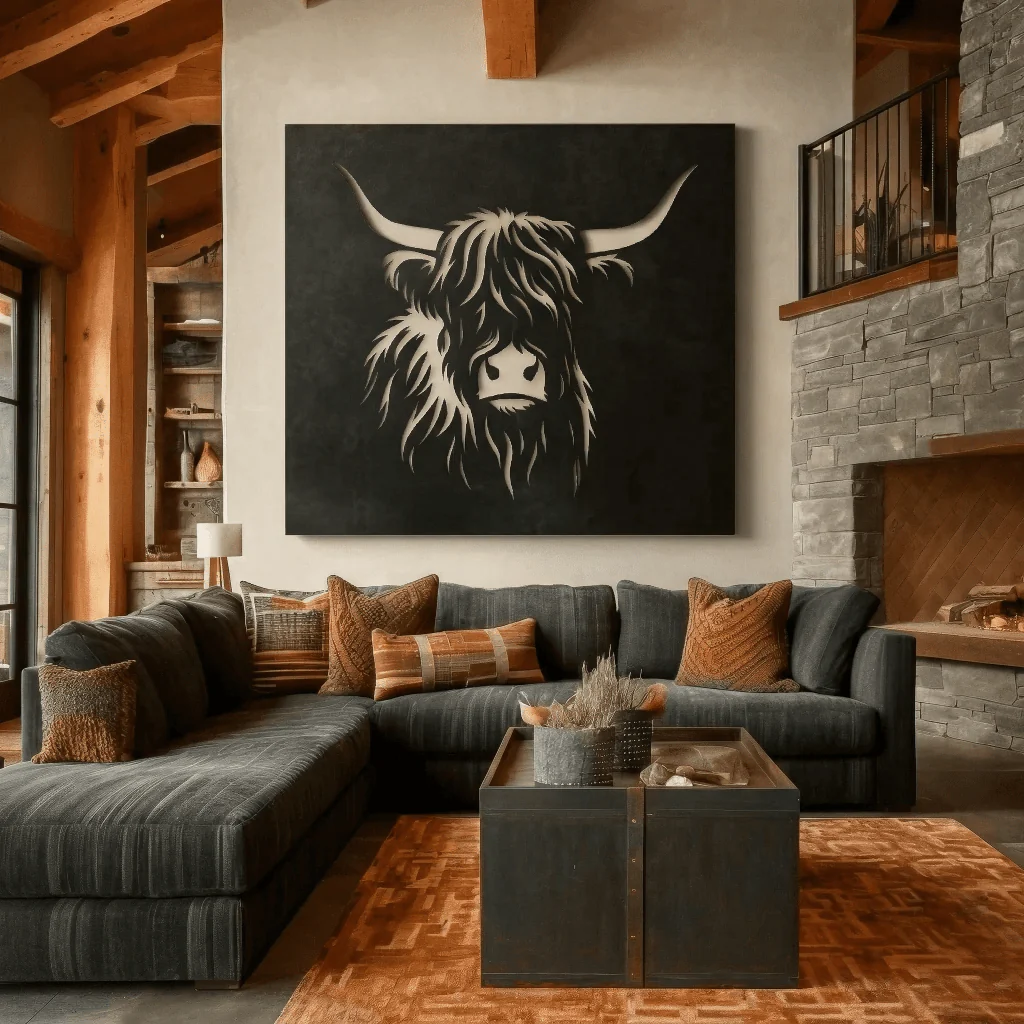 The Highland - Metal Wall Art - Forge