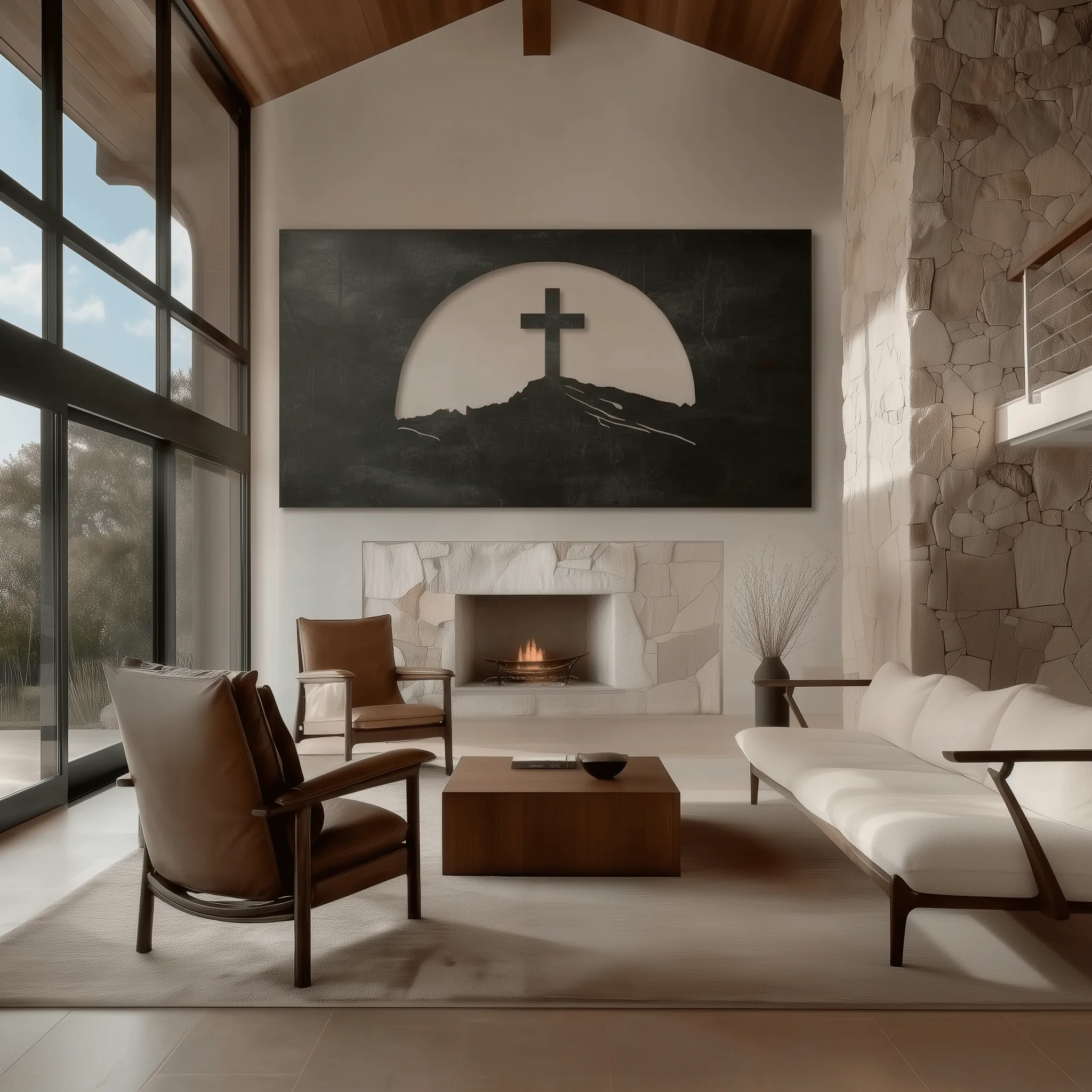 The Hilltop - Metal Wall Art - Forge