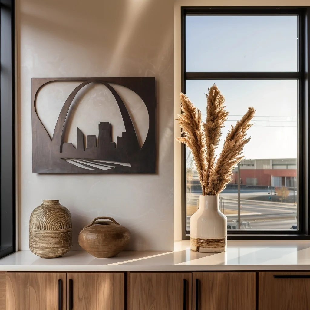 The Gateway Arch - Metal Wall Art - Umber - Image 3