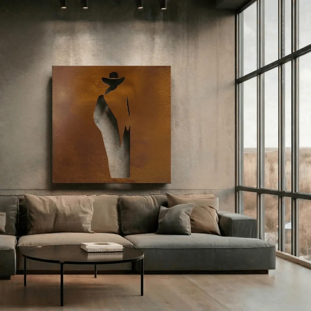 The Hollowmark - Metal Wall Art - Oxide