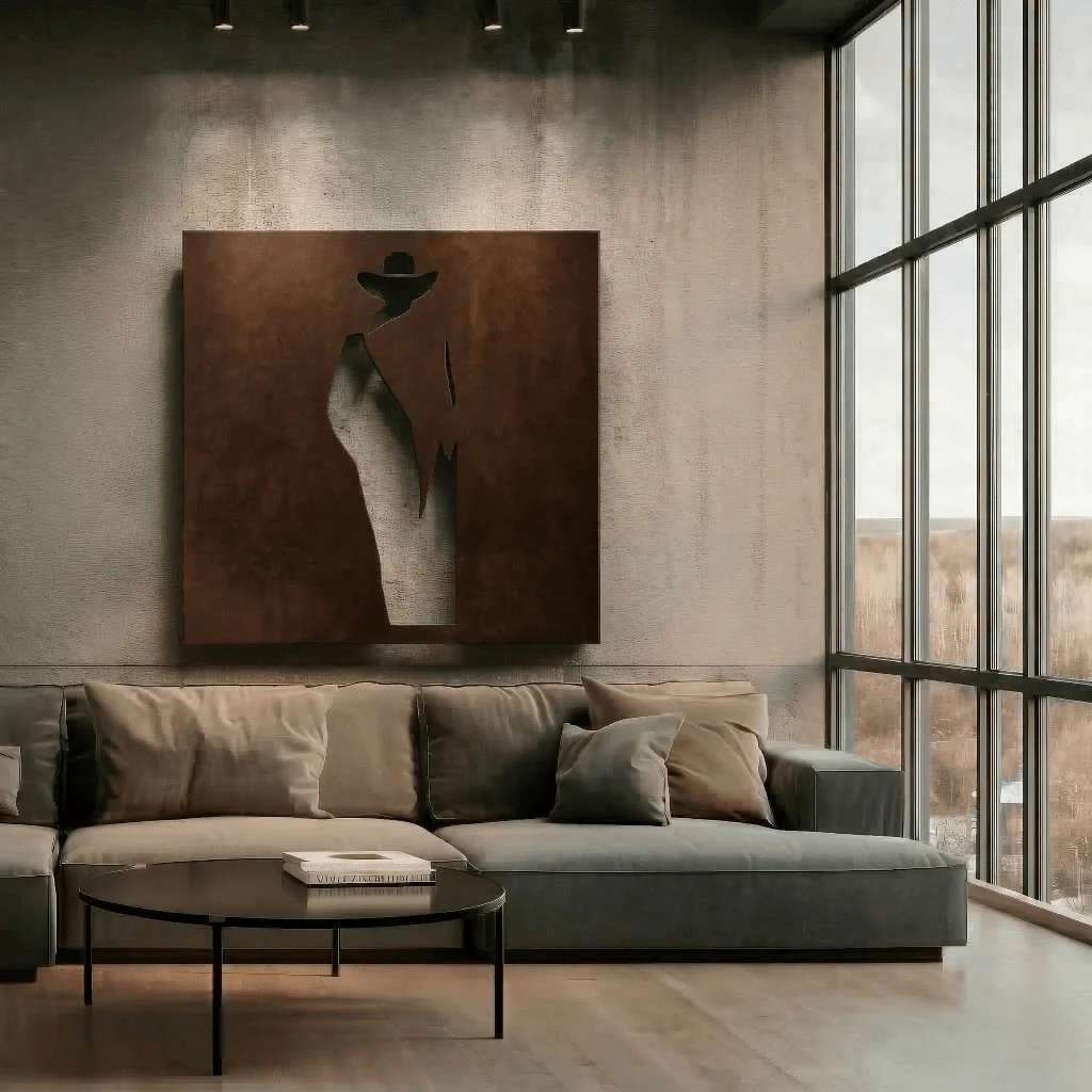 The Hollowmark - Metal Wall Art - Umber