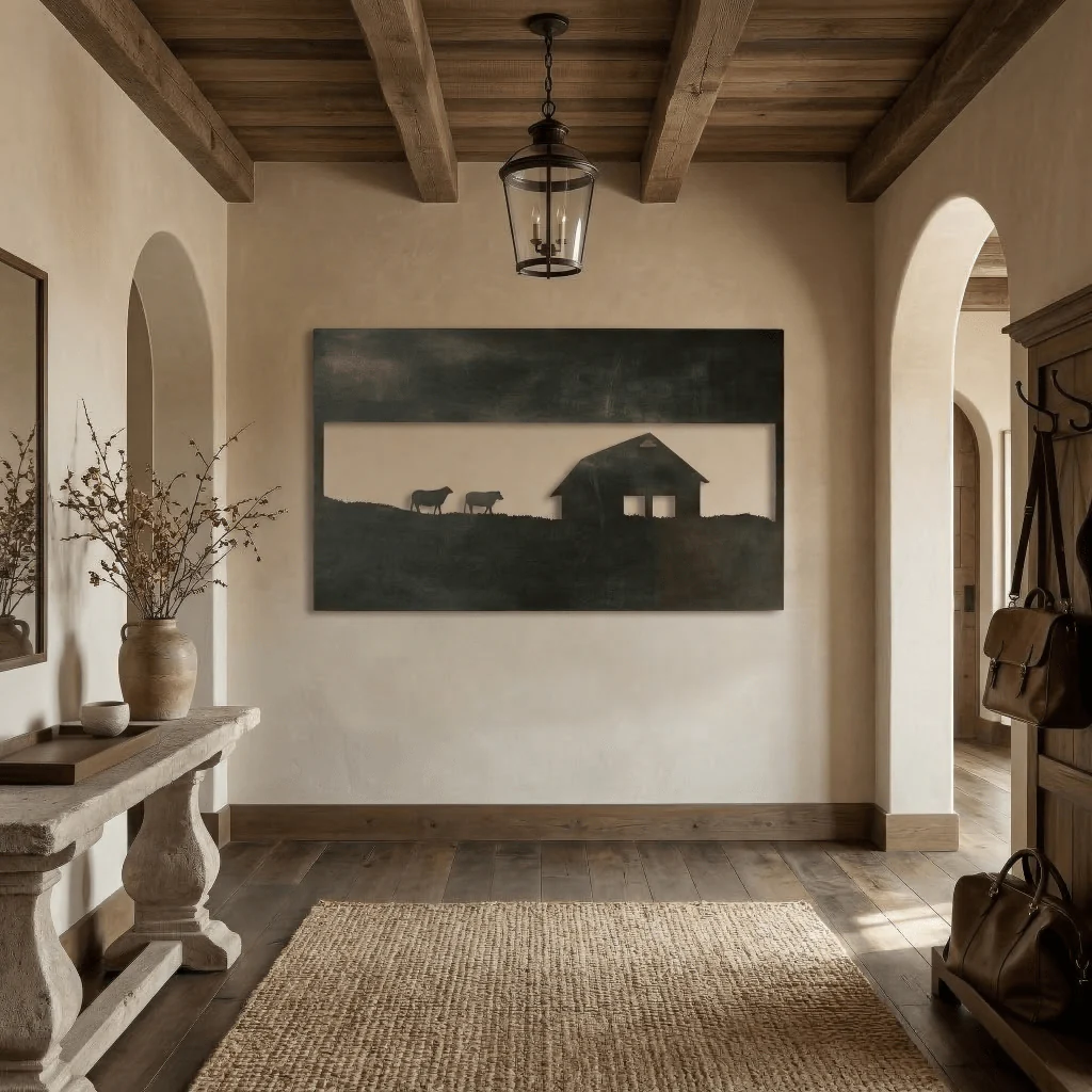 The Homestead - Metal Wall Art - Forge