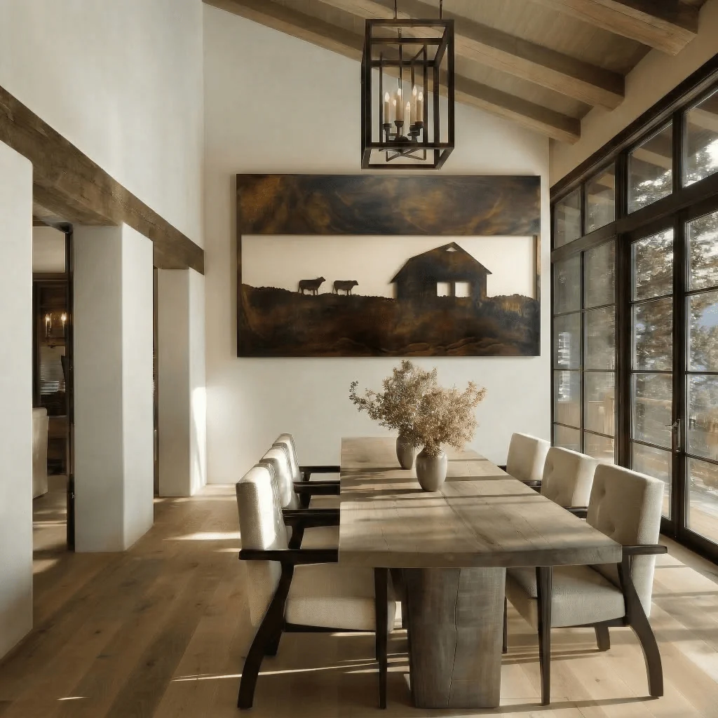 The Homestead - Metal Wall Art - Umber - Image 2