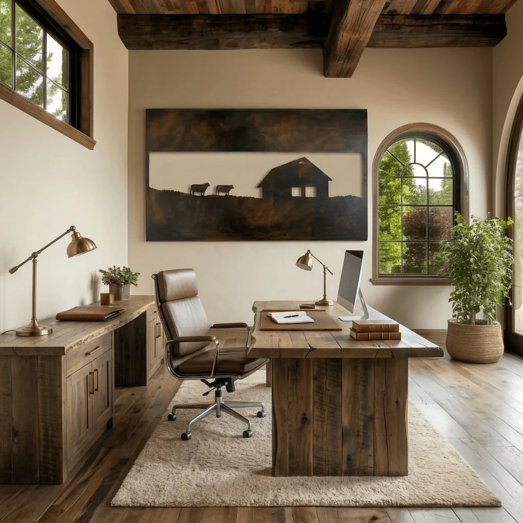 The Homestead - Metal Wall Art - Umber - Image 3