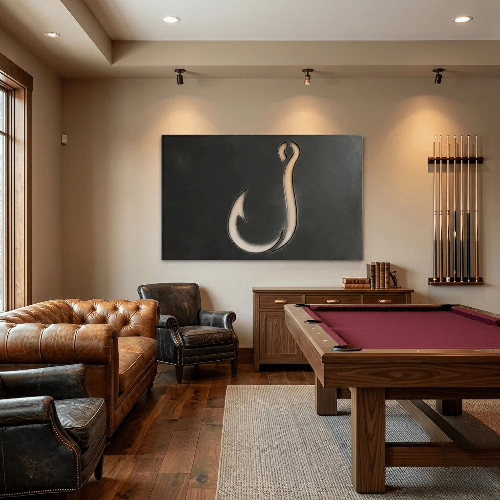 The Hook - Metal Wall Art - Forge