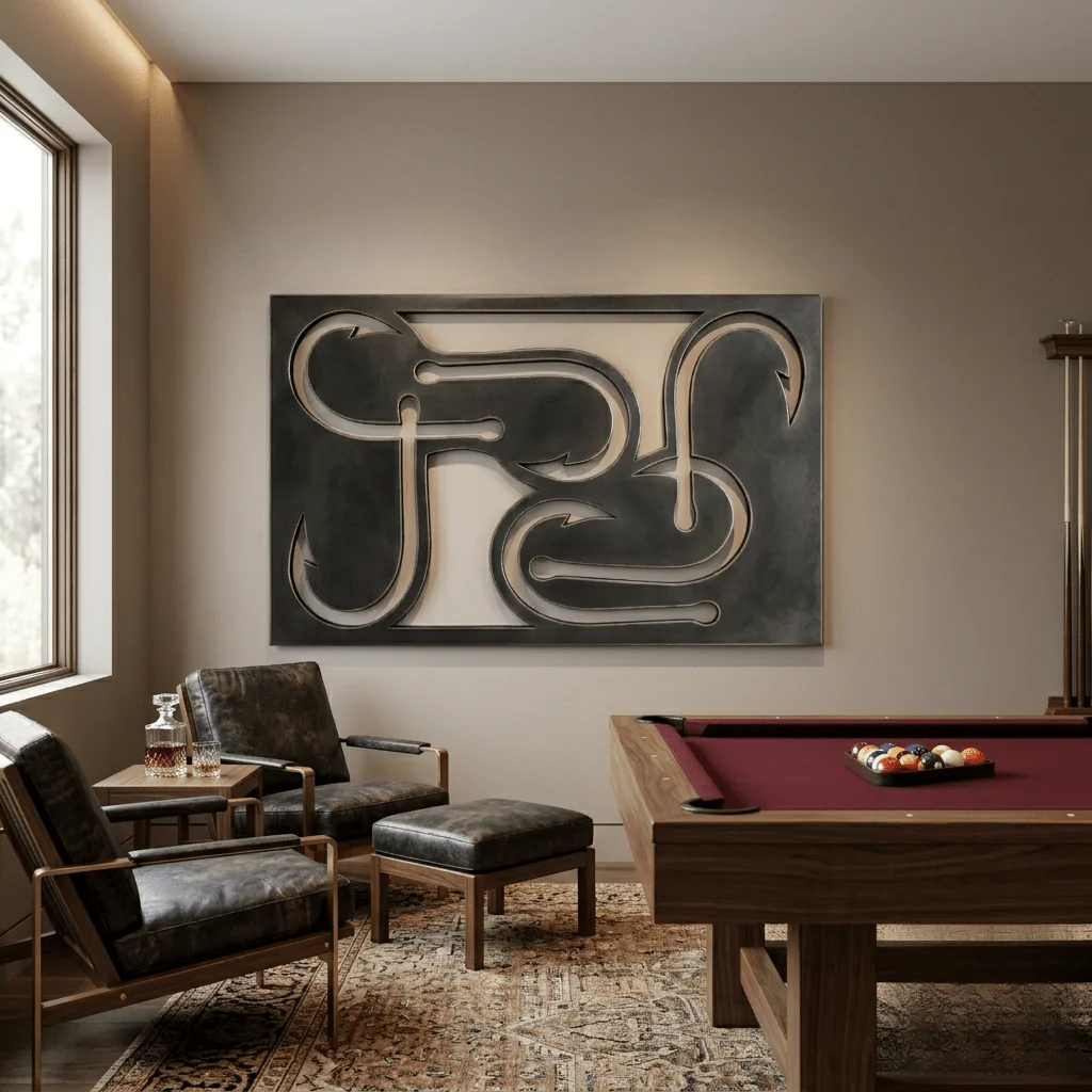 The Hook Theory - Metal Wall Art - Forge - Image 3