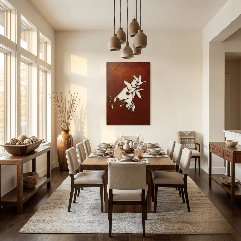 The Hunt - Metal Wall Art - Oxide - Image 3