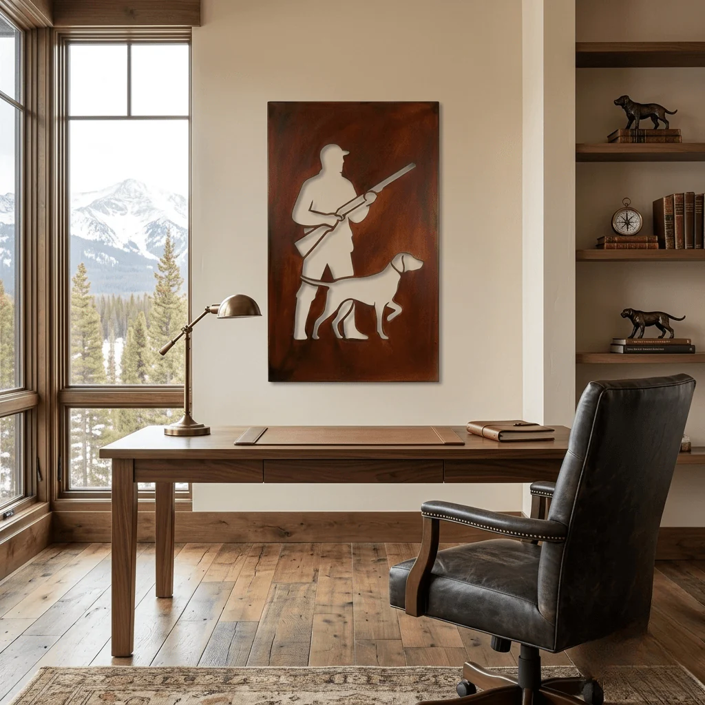 The Hunter - Metal Wall Art - Oxide - Image 2