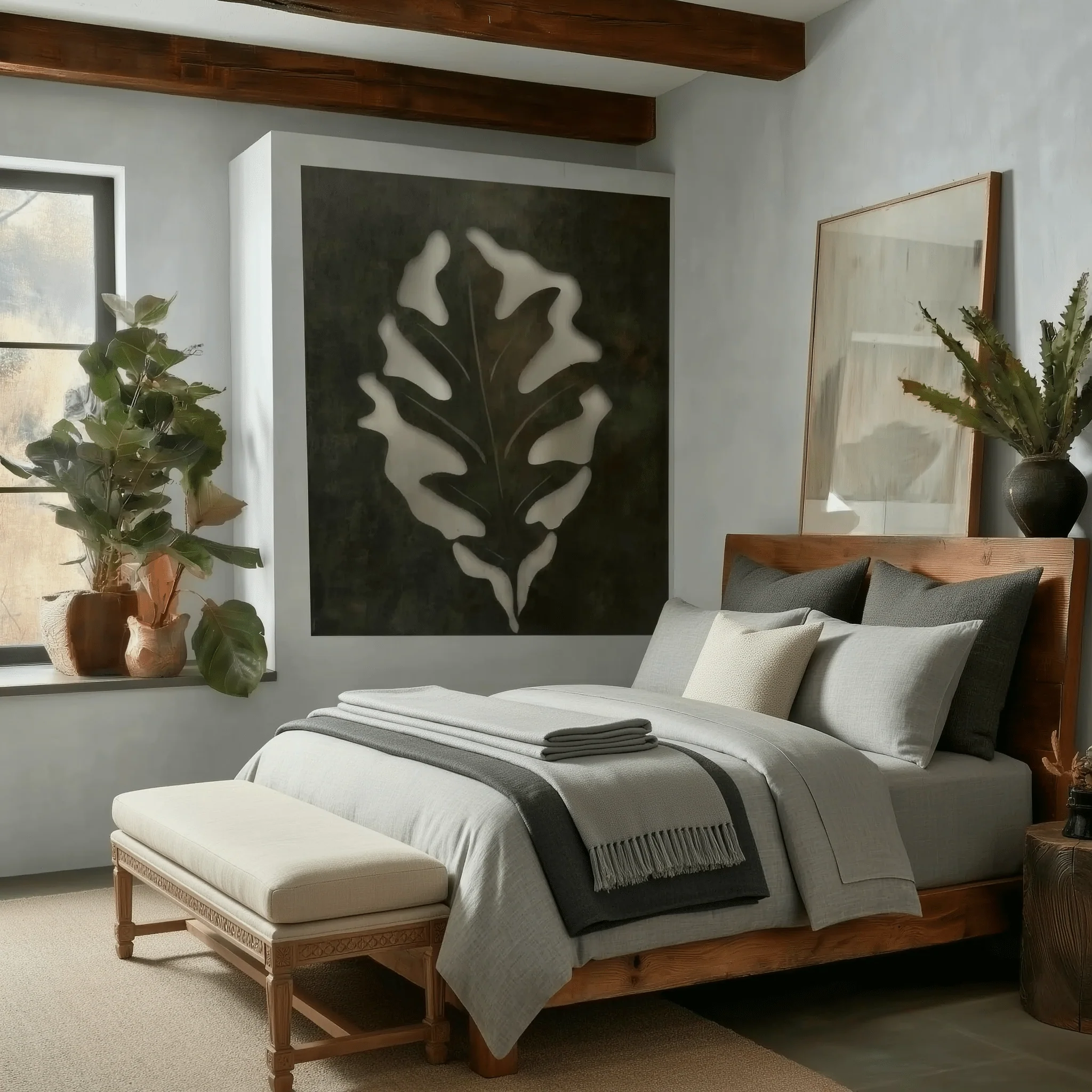The Illinois White Oak - Metal Wall Art - Forge