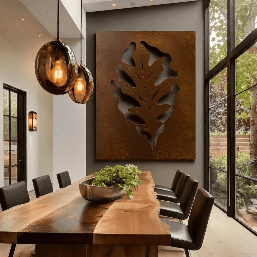 The Illinois White Oak - Metal Wall Art - Oxide - Image 2