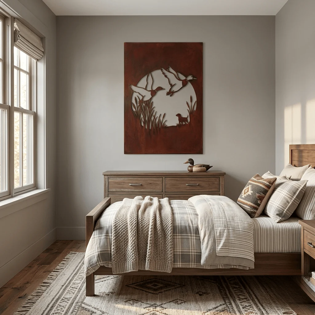 The Into the Wind - Metal Wall Art - Oxide