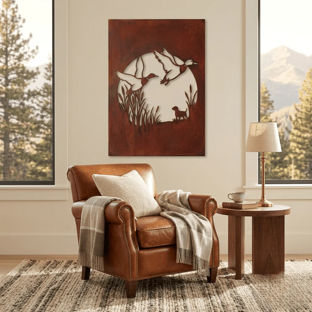 The Into the Wind - Metal Wall Art - Oxide - Image 3