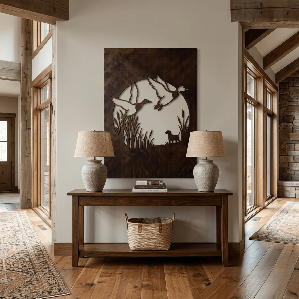 The Into the Wind - Metal Wall Art - Umber - Image 3
