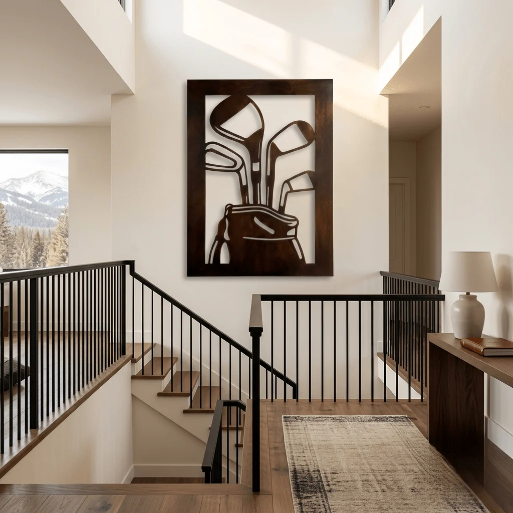 The Iron Assembly - Metal Wall Art - Umber