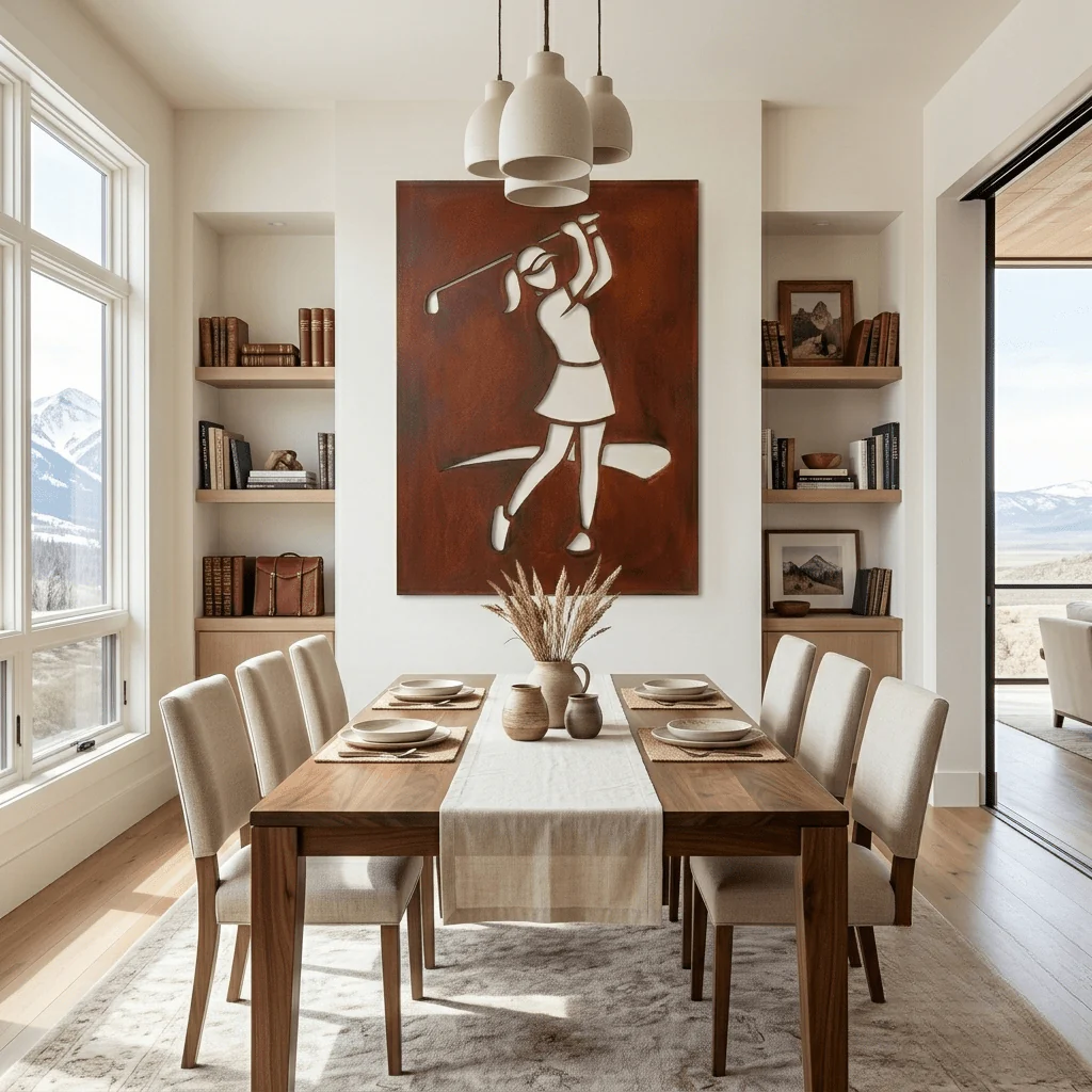 The Iron & Grace - Metal Wall Art - Oxide