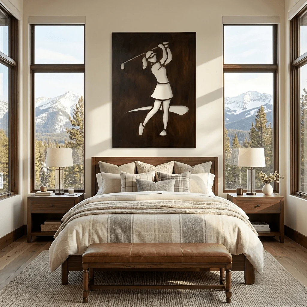 The Iron & Grace - Metal Wall Art - Umber - Image 3