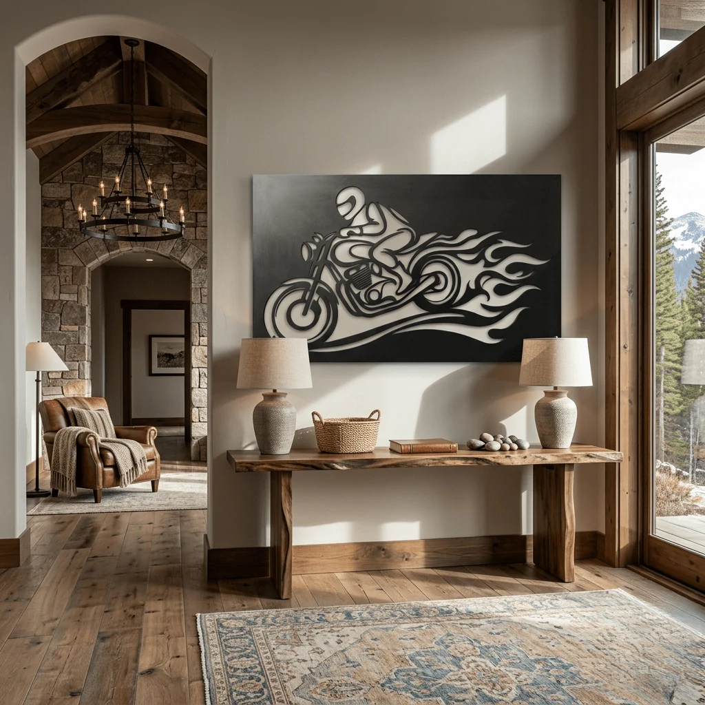 The Iron Rider - Metal Wall Art - Forge