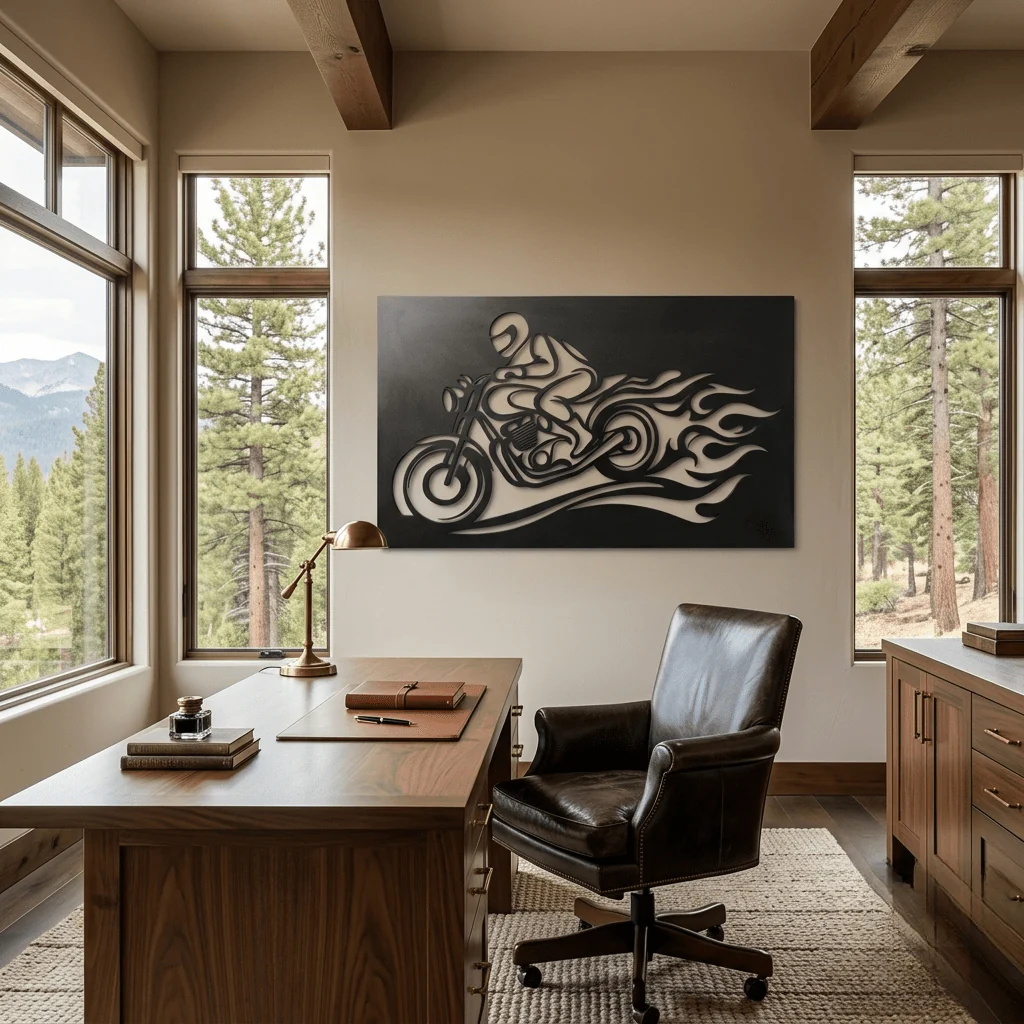 The Iron Rider - Metal Wall Art - Forge - Image 3