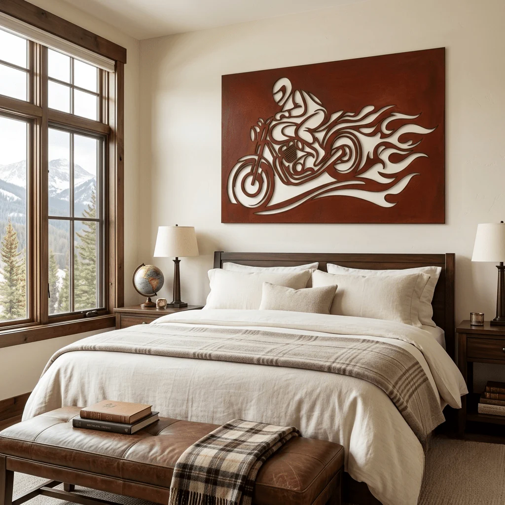 The Iron Rider - Metal Wall Art - Oxide - Image 2