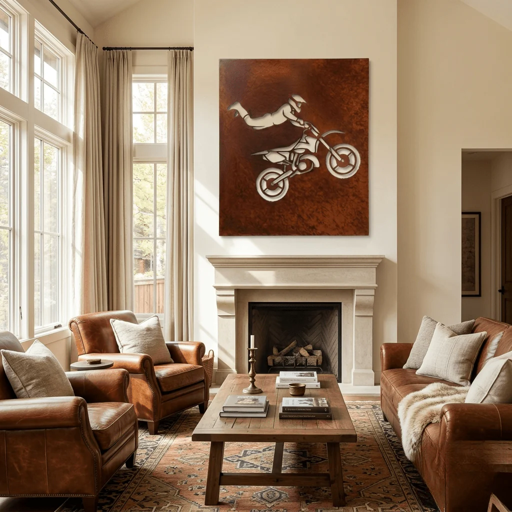 The Jump - Metal Wall Art - Oxide - Image 2
