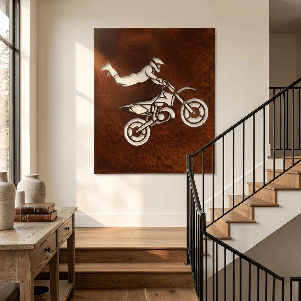 The Jump - Metal Wall Art - Oxide - Image 3
