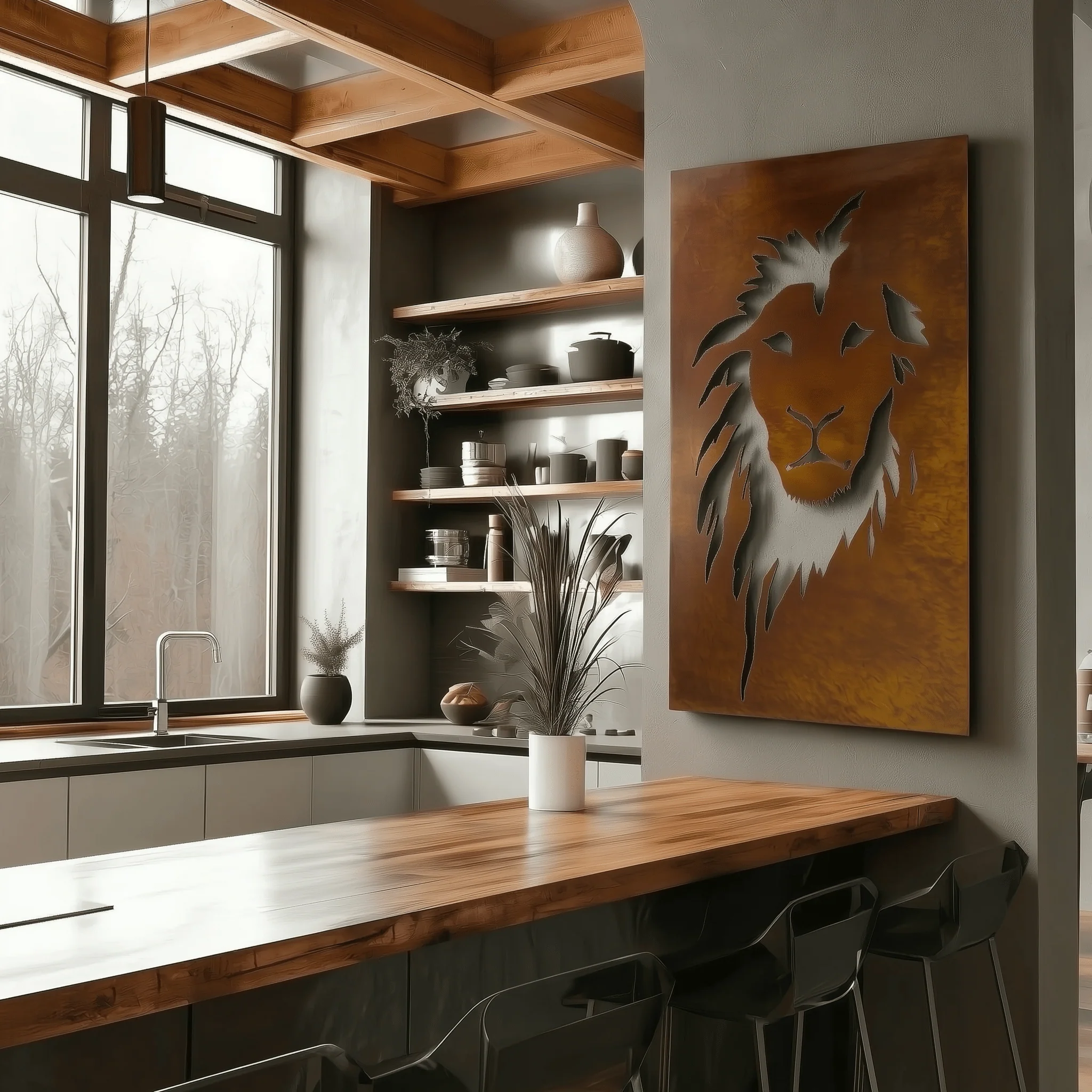 The King - Metal Wall Art - Oxide - Image 2