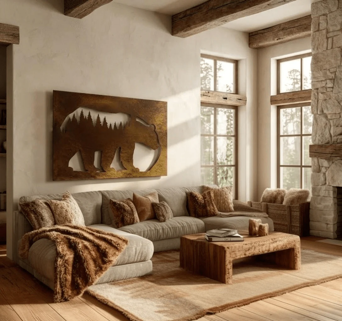 The Kodiak - Metal Wall Art - Oxide