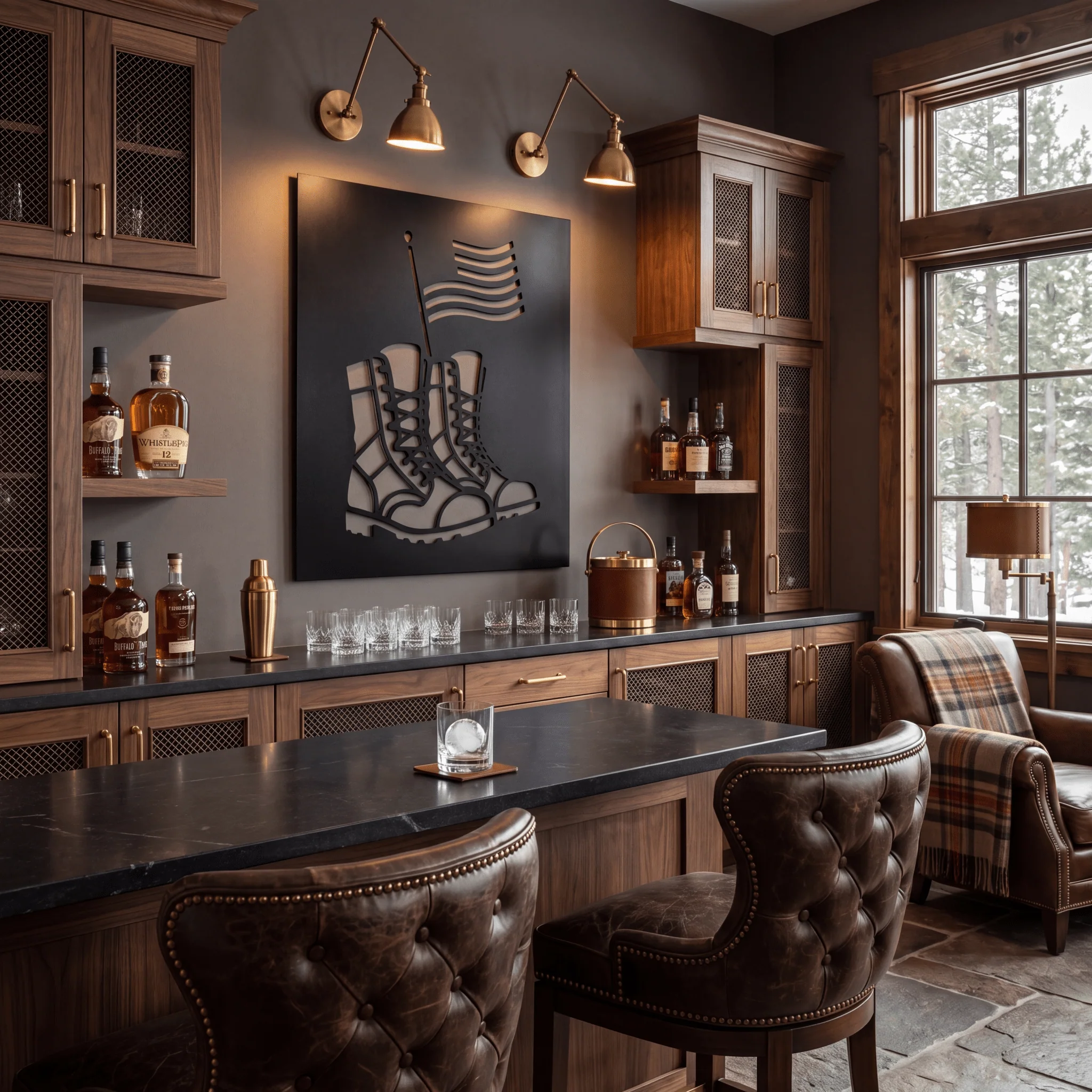 The Laced Up Boots - Metal Wall Art - Forge - Image 3