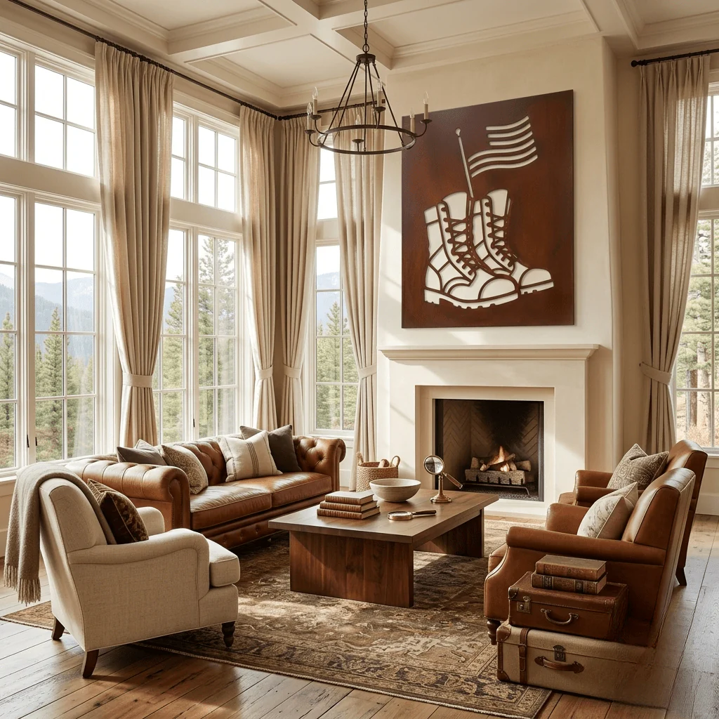 The Laced Up Boots - Metal Wall Art - Oxide - Image 3