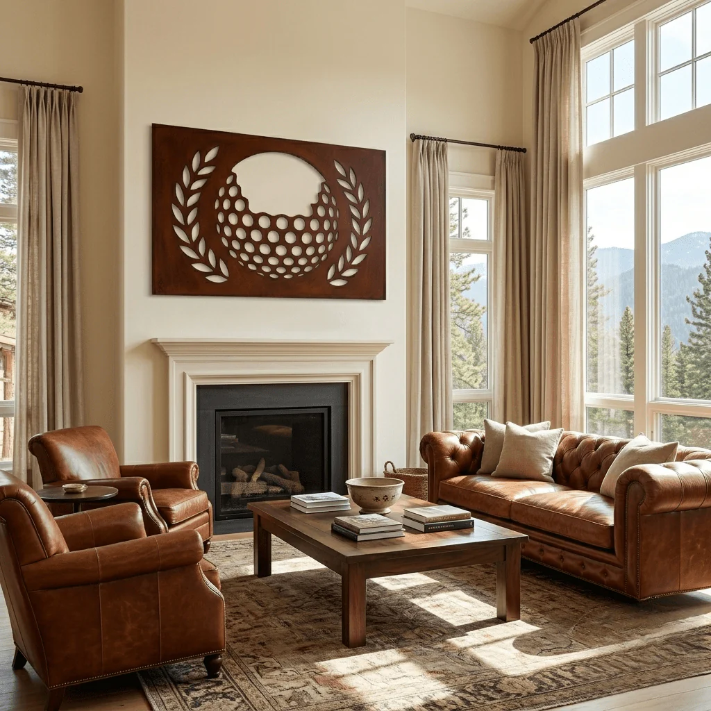 The Laurel - Metal Wall Art - Oxide