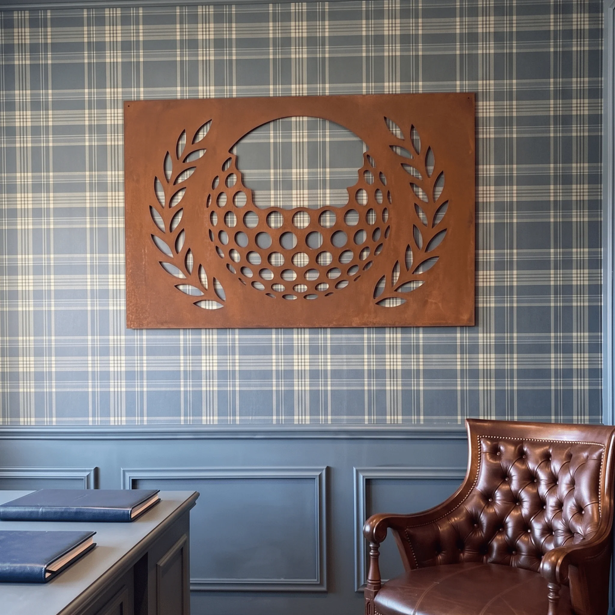 The Laurel - Metal Wall Art - Oxide - Image 2