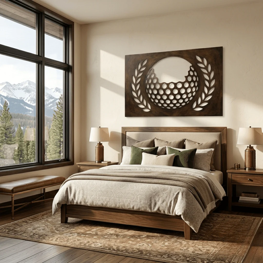 The Laurel - Metal Wall Art - Umber - Image 2