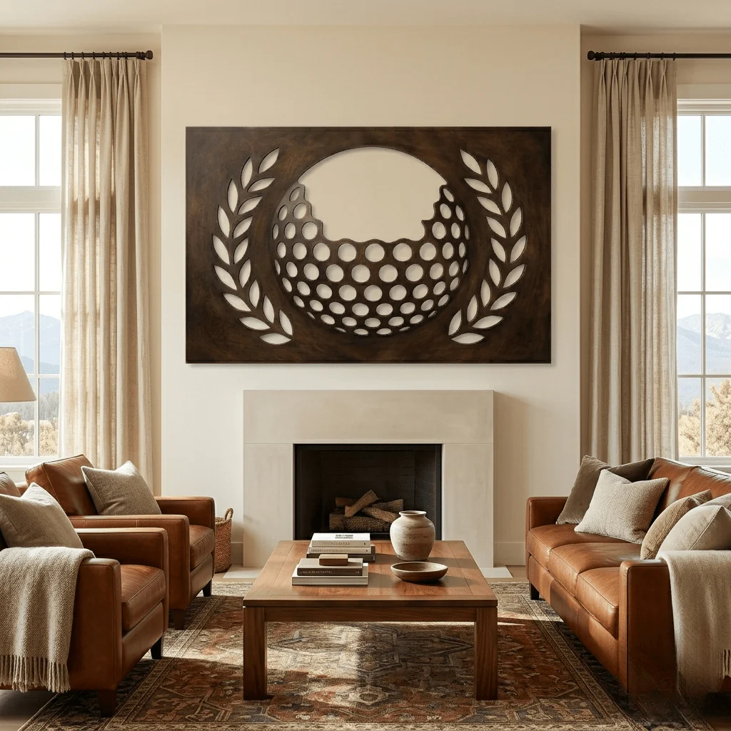 The Laurel - Metal Wall Art - Umber - Image 3