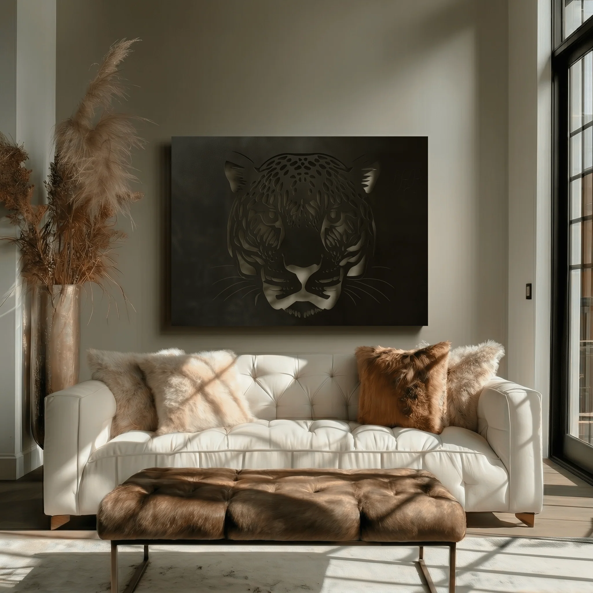 The Leopard - Metal Wall Art - Forge