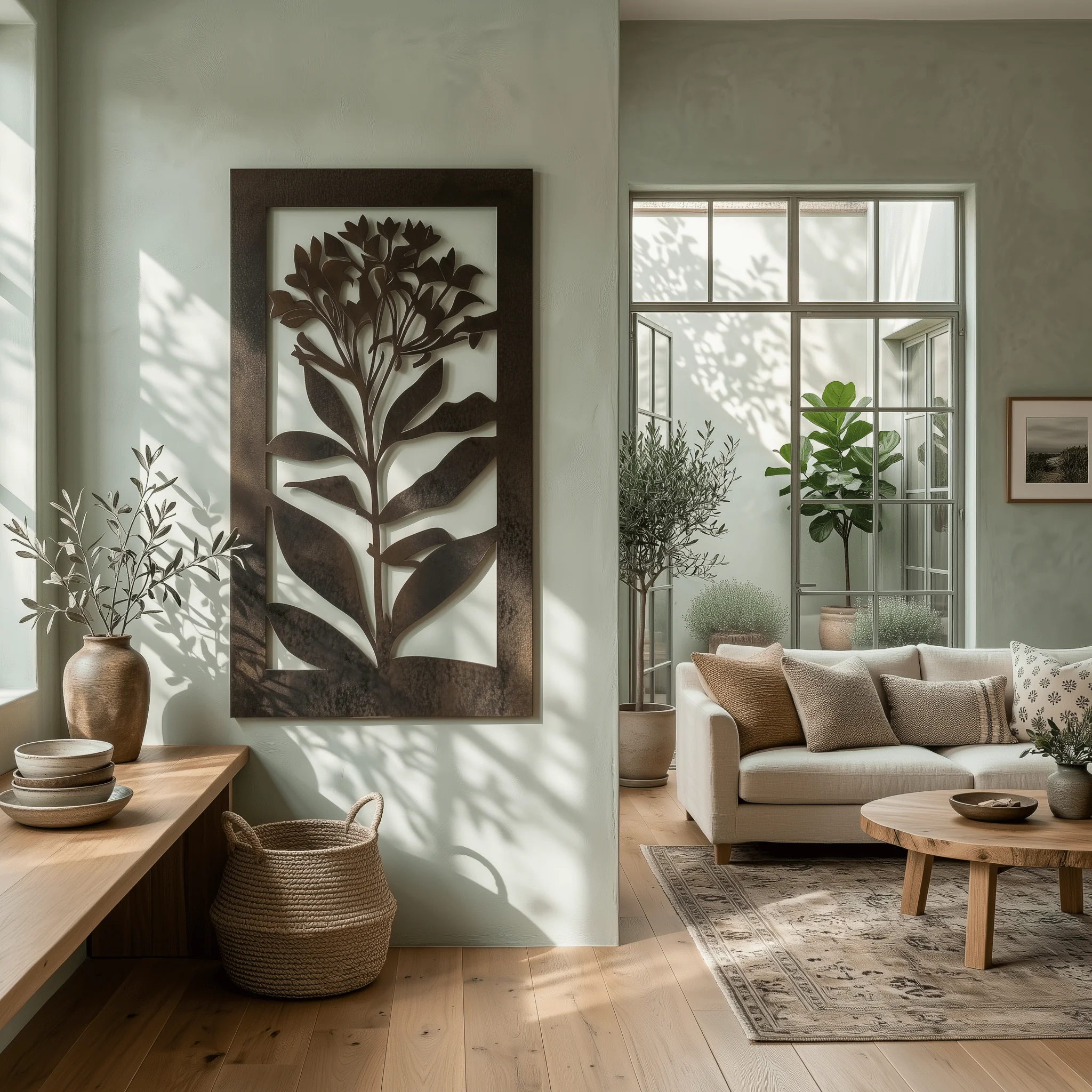 The Lilac - Metal Wall Art - Umber