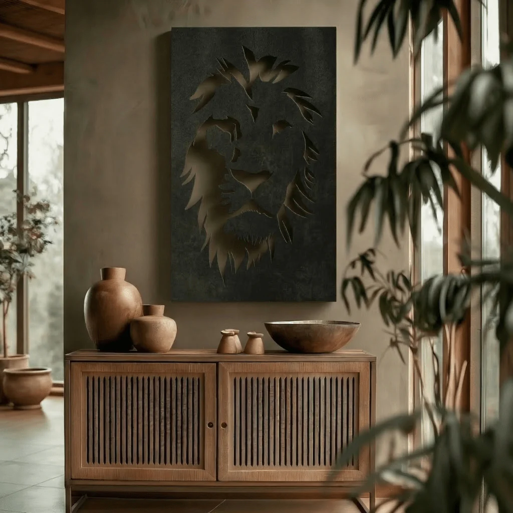 The Lion - Metal Wall Art - Forge