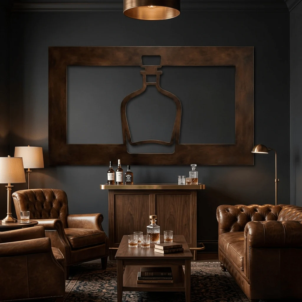 The Liquid Iron - Metal Wall Art - Umber