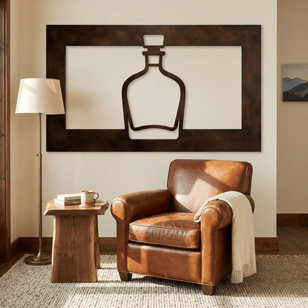 The Liquid Iron - Metal Wall Art - Umber - Image 2