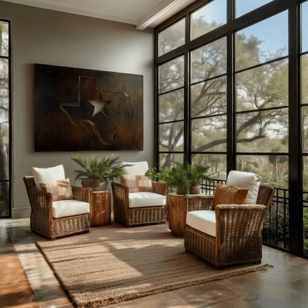 The Lone Star - Metal Wall Art - Umber - Image 3