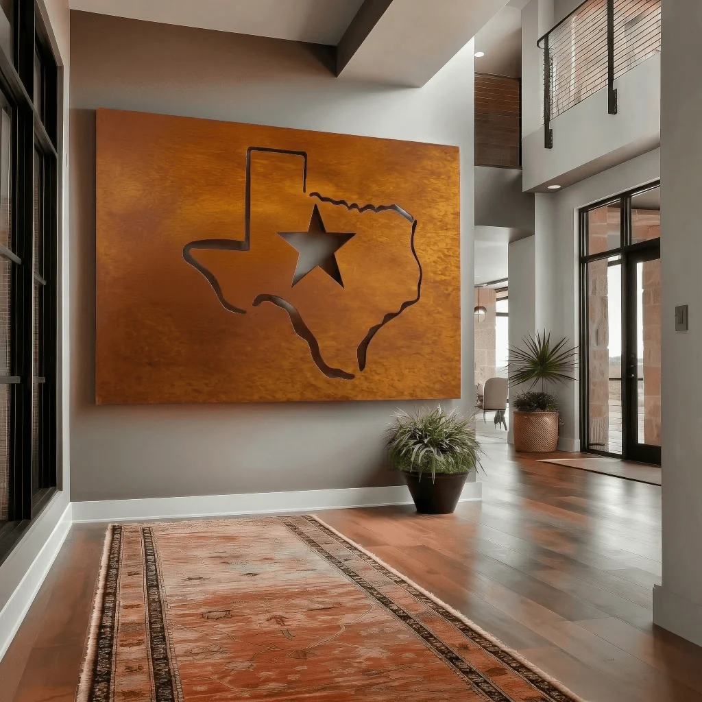 The Lone Star - Metal Wall Art - Oxide - Image 2