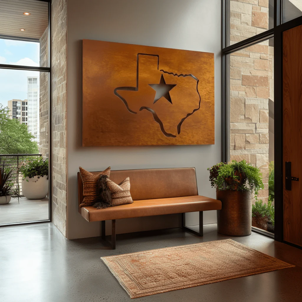 The Lone Star - Metal Wall Art - Oxide - Image 3