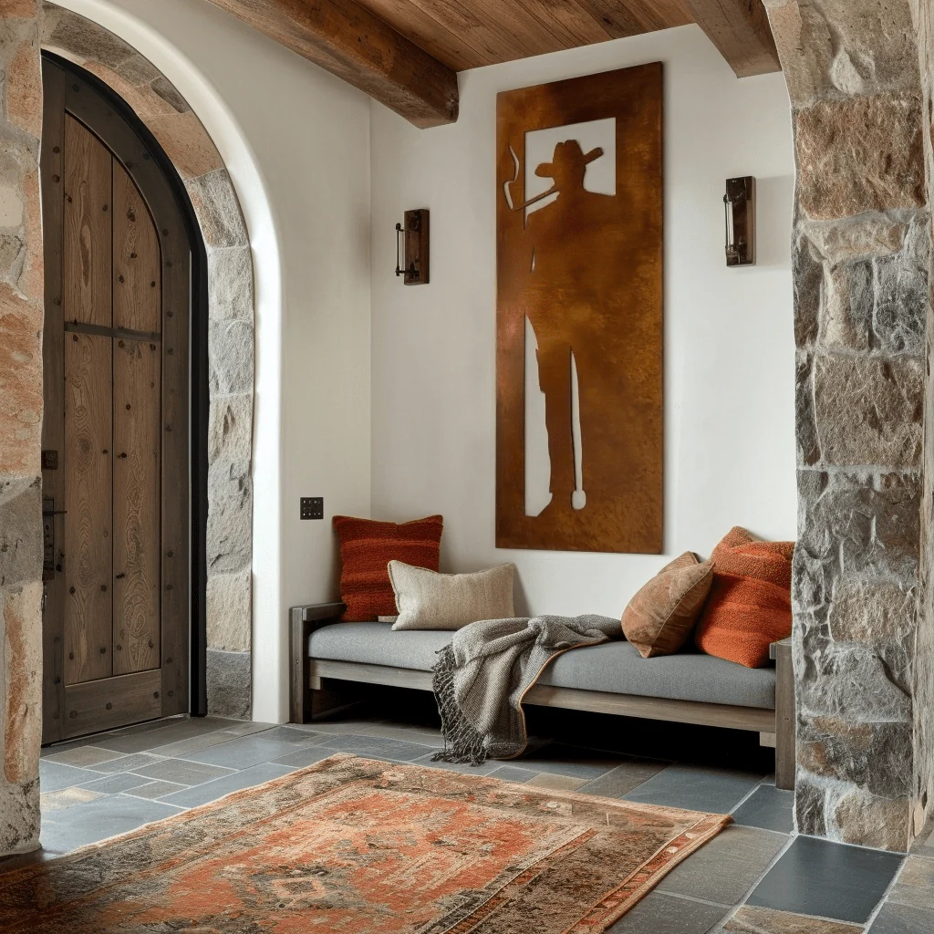 The Long Draw - Metal Wall Art - Oxide